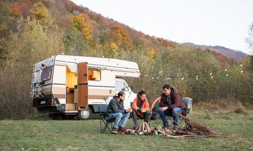 camping in a van